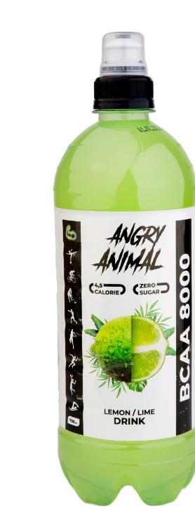 Спортивный напиток Angry Animal BCAA Лимон Лайм 700 мл., ПЭТ