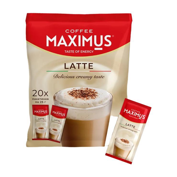 Напиток кофейный растворимый Maximus Латте 25 гр., саше