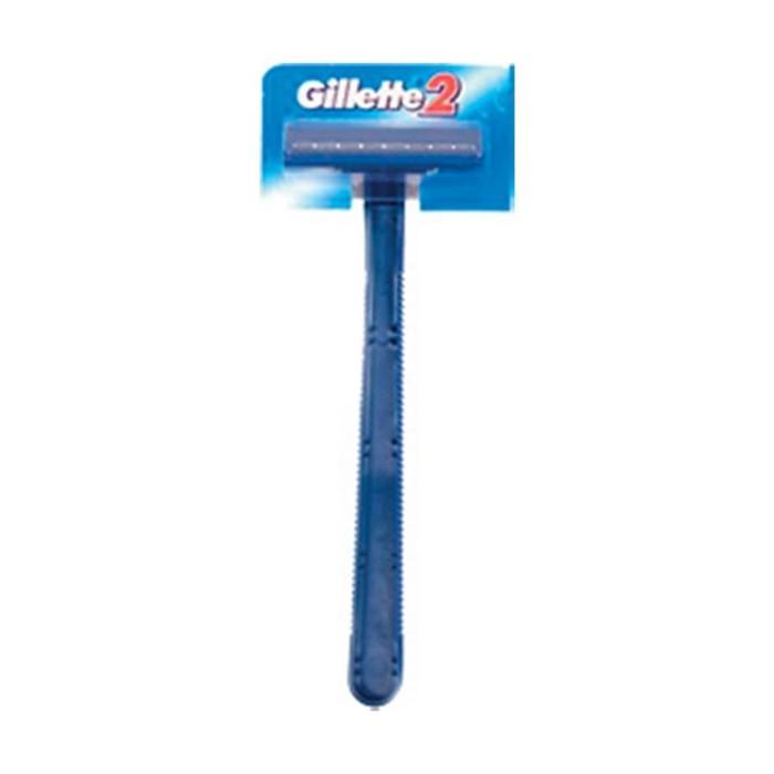 Станок одноразовый Gillette 2 лезвия, картон