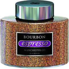 Кофе Bourbon Espresso сублимированный с молотым, 100 гр., стекло
