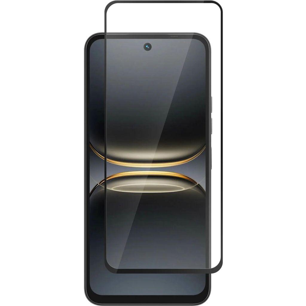 Защитное стекло для экрана BORASCO для Tecno Spark 40 антиблик, 163х75 мм, 2.5D, 1 шт, черный [75482]