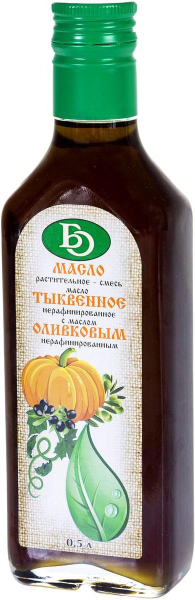 Смесь масла тыквенного нерафинированного с маслом оливковым нерафинированным Бизнесойл, 250 мл., стекло
