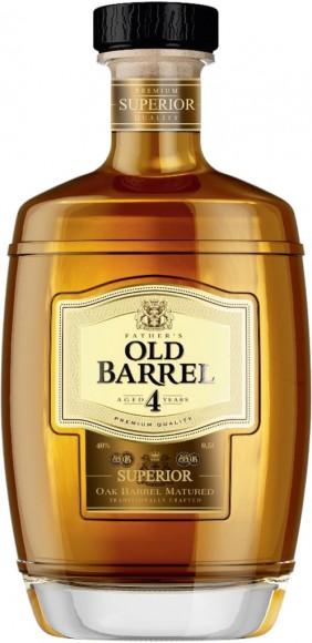Коньяк Father's old Barrel Российский четырёхлетний 40% 500 мл, стекло
