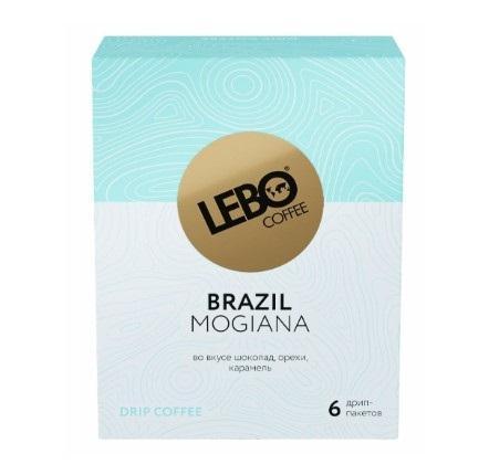 Кофе Lebo Brazil дрип-пакеты 6х10,5 гр., картон