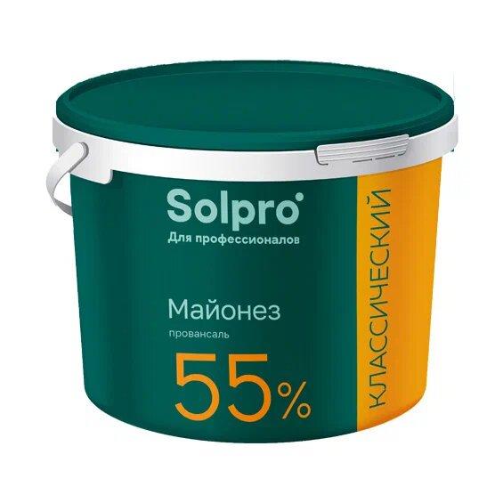 Майонез Solpro классический 55% 9,7 кг., пластиковая упаковка