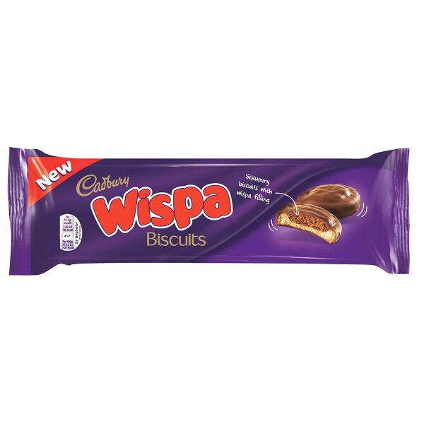 Бисквит Cadbury Wispa Biscuits, 124 гр., флоу-пак