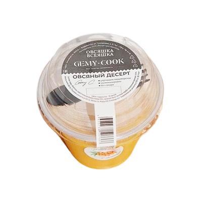 Десерт овсяный Gemy Cook овсяшка всеяшка облепиха 0,9% 180 гр., стакан