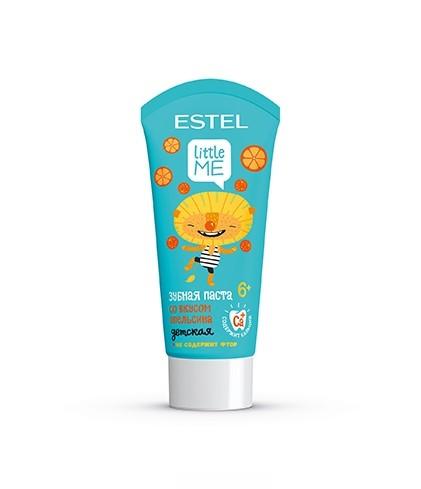 Детская зубная паста Estel Little Me со вкусом апельсина 60 мл., туба