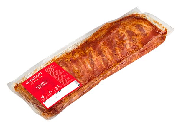 Ребрышки Мираторг свиные барбекю с/м 800 гр., вакуум