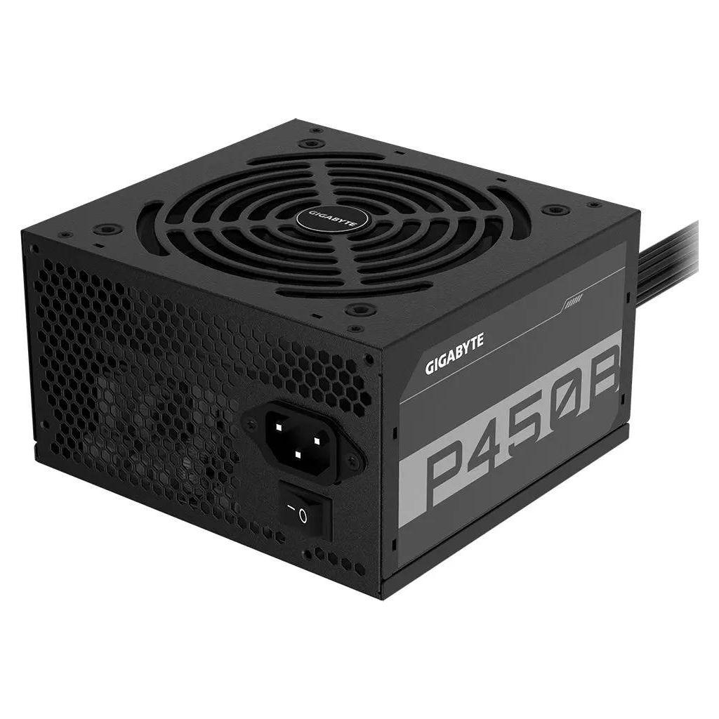 Блок питания Gigabyte GP-P450B, 450Вт, 80 PLUS BRONZE, 120мм, черный, retail