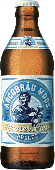 Пиво Arcobrau Mooser Liesl светлое фильтрованное непастеризованное 5,3% 330 мл., стекло