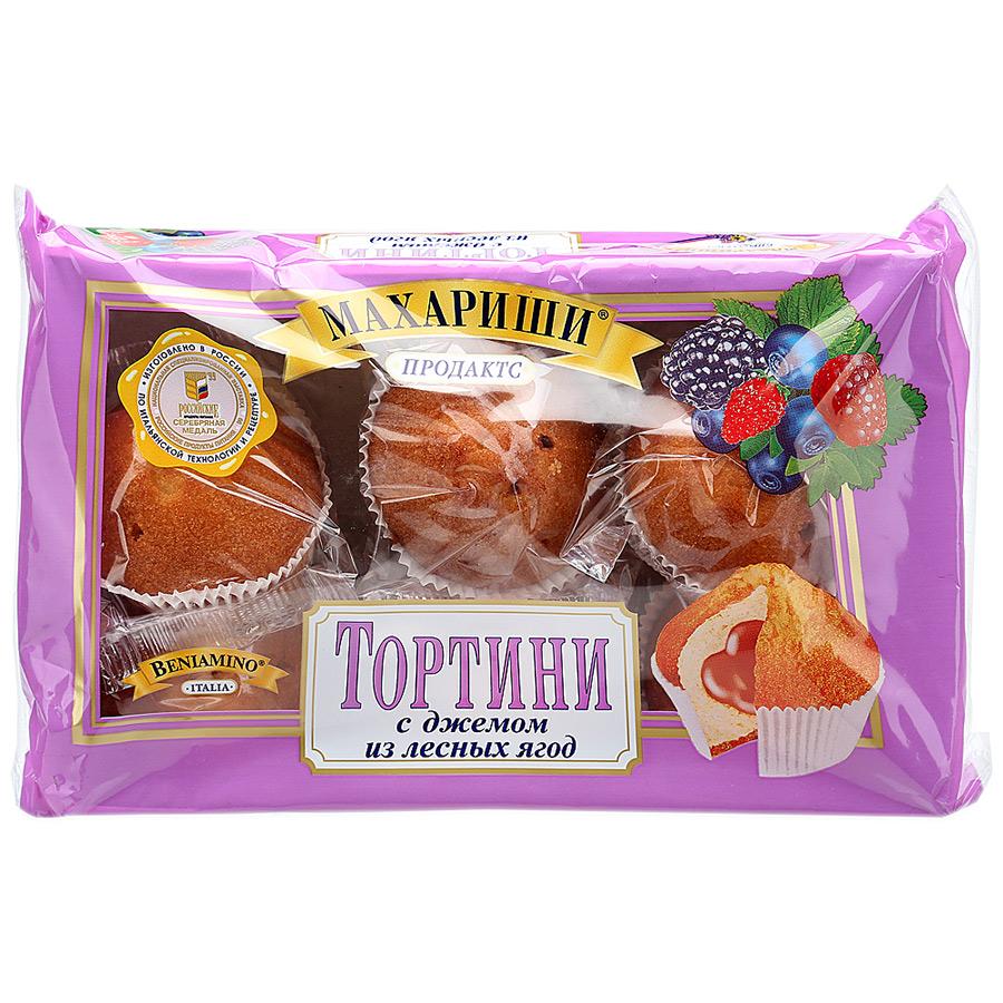 Тортини Maharishi Ayurveda с лесными ягодами 200 гр., флоу-пак