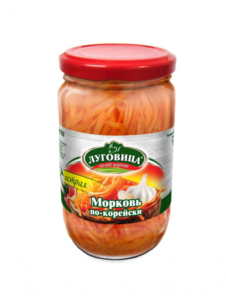Морковь Луговица По-корейски Острая твист 350 гр., стекло