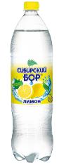 Вода негазированная Сибирский бор лимон 1,5 л., ПЭТ