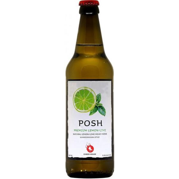 Медовуха Cider House Posh лимон лайм 5,5% 450 мл., стекло