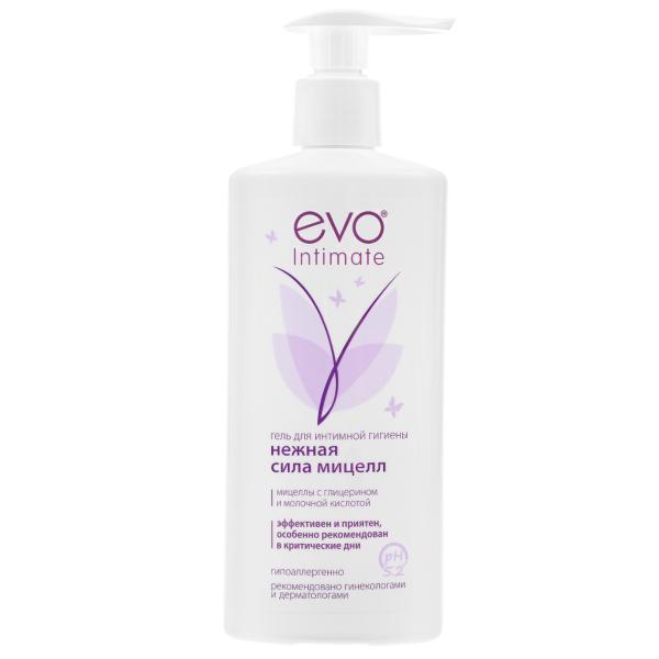 Гель для интимной гигиены Evo Intimate нежная сила мицелл 250 мл., флакон с дозатором