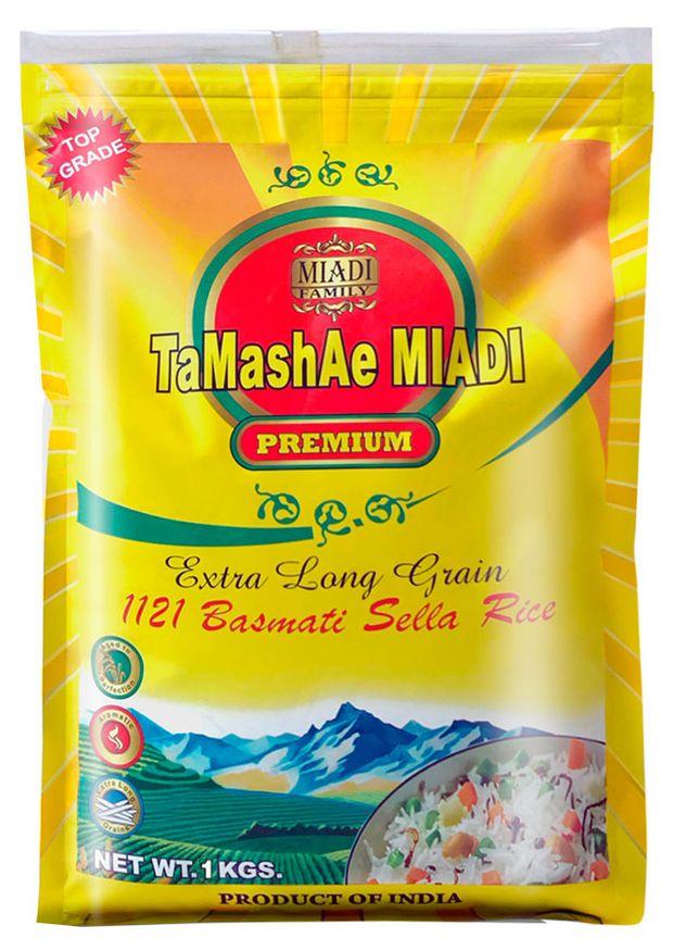 Рис Tamashae miadi premium басмати пропаренный 1000 гр., дой-пак