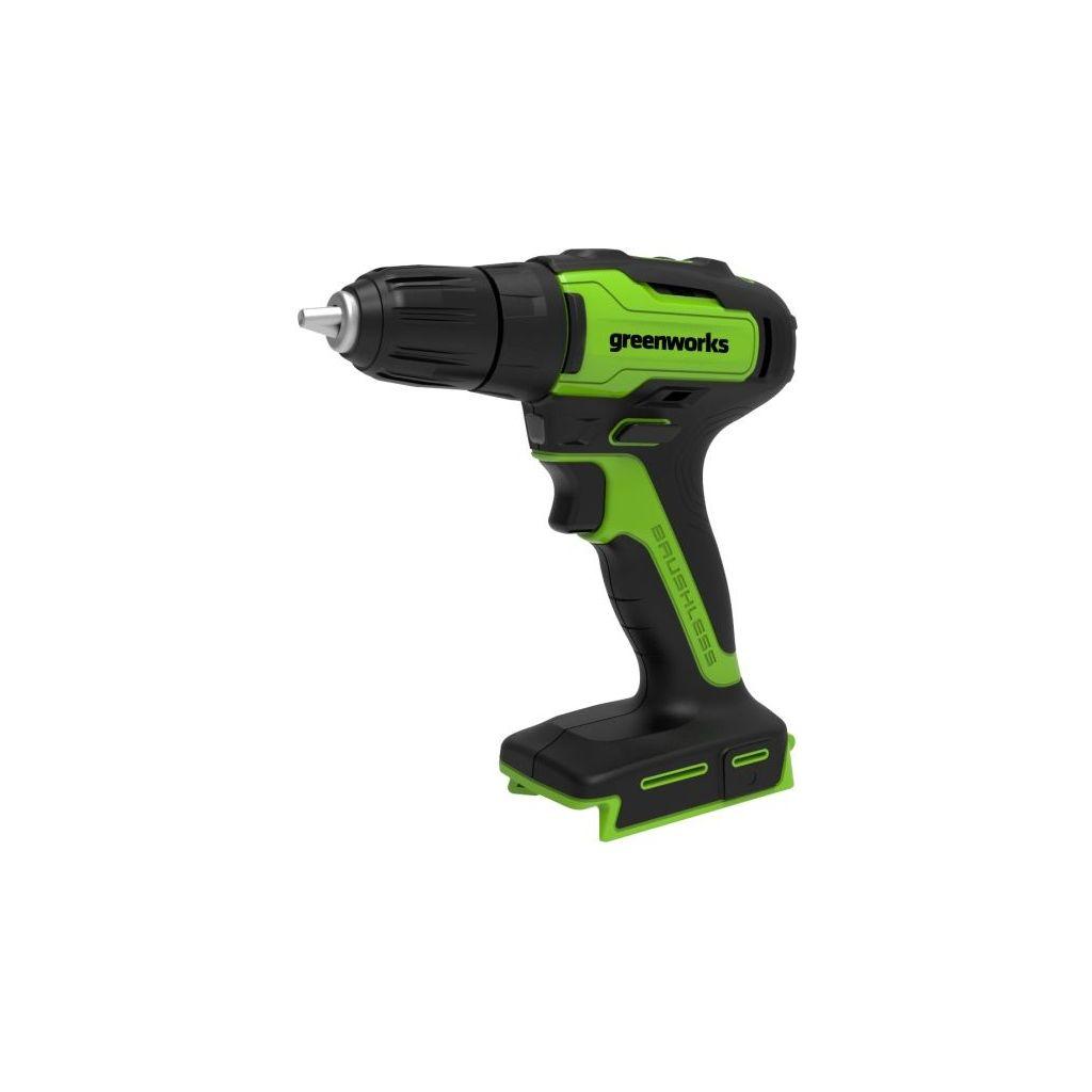 Дрель-шуруповерт GREENWORKS GD24DD35K2, 2Ач, с одним аккумулятором [3704007ua]