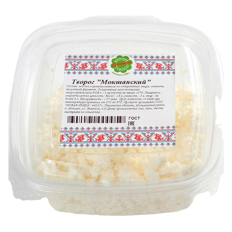 Творог Мокшанский 5% 180 гр., пластик