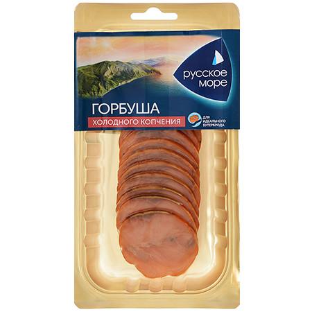 Горбуша Русское море балык особый ломтики х/к 120 гр., вакуум