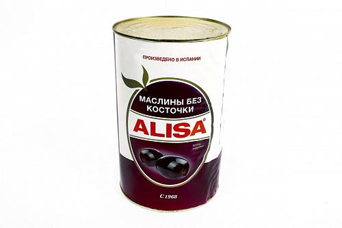 Маслины Alisa без косточки 400 гр., ж/б