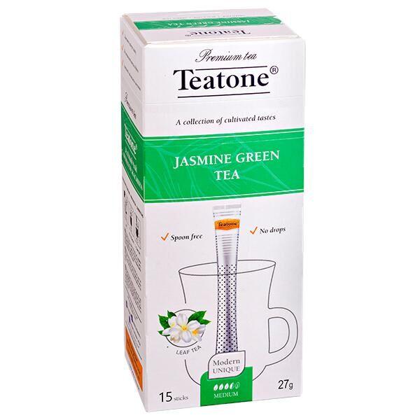 Чай Teatone Jasmine зеленый 15 стиков, 27 гр., картон