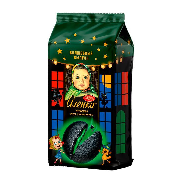 Печенье Алёнка с начинкой со вкусом экзотика 120 гр., флоу-пак