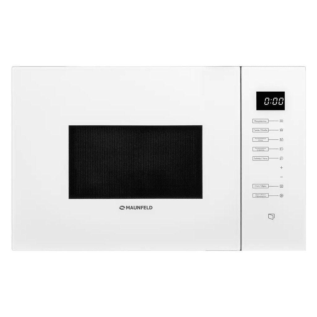 Встраиваемая микроволновая печь Maunfeld MBMO925SGW09, 25л, 1450Вт, белый [ка-00022617]