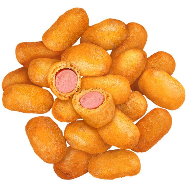 Мини-сосиски Зареченские продукты в тесте 3 кг., картон