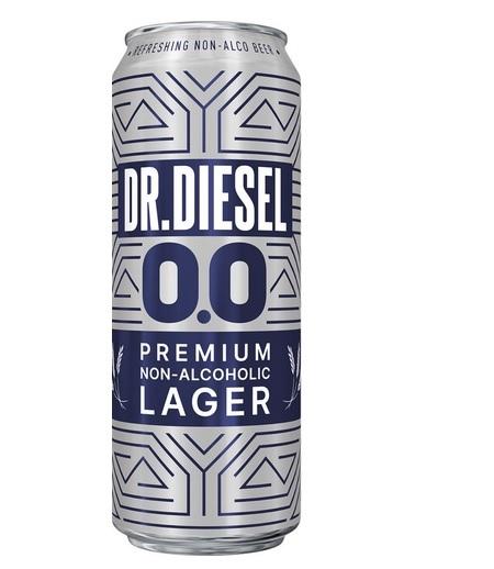 Напиток пивной безалкогольный Dr.Diesel Лагер 430 мл., ж/б