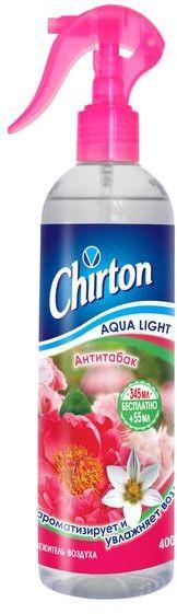 Жидкий освежитель воздуха Антитабак, Chirton Aqua light, 400 мл., ПЭТ