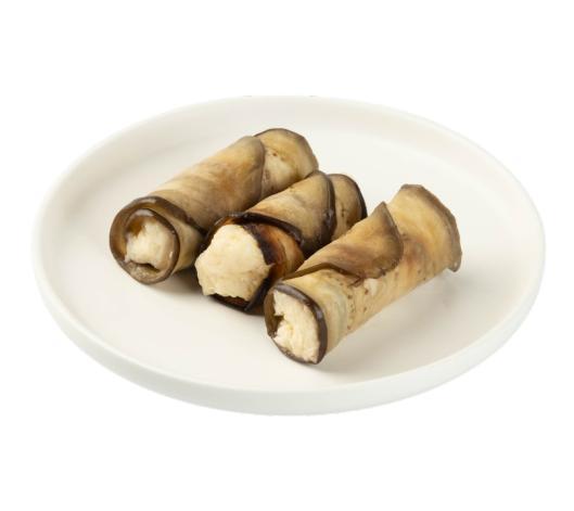Рулетики ВкусВилл из баклажанов с сырной начинкой 80 гр., пластиковый контейнер