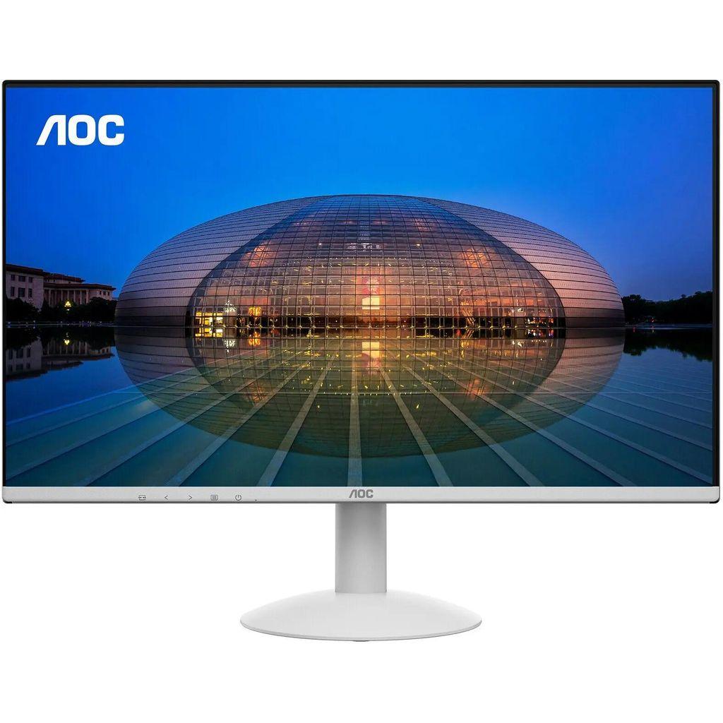 Монитор 23.8дюймов AOC 24B30H3/BW, 1920x1080, IPS, 120Гц, 1хHDMI, белый