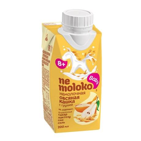 Каша безмолочная Nemoloko овсяная с грушей 200 мл., тетра-пак