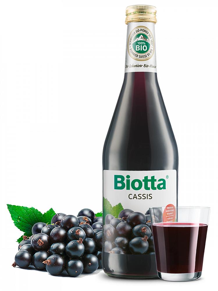 Био-нектар Biotta Био из черной смородины, 500 мл., стекло