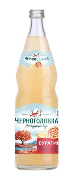 Напиток газированный Черноголовка буратино безалкогольный 1 л., стекло