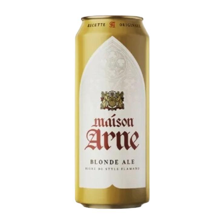 Пиво Maison Arne Blonde Ale светлое фильтрованное пастеризованное 6,6% 430 мл., ж/б