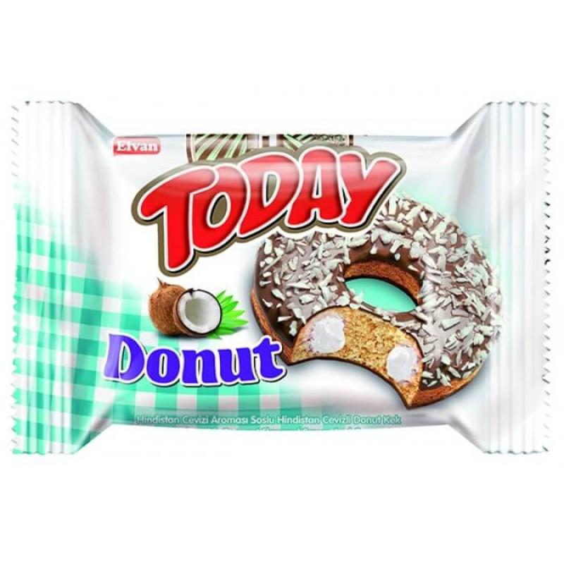 Кекс Today Donut Кокос, , 50 гр., флоу-пак