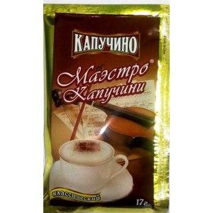 Капучино 10 пак., Маэстро Чоколатти Классический, 150 гр., картонная коробка