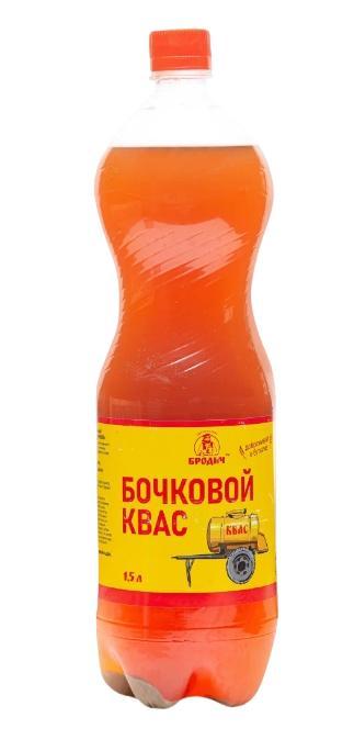 Квас Бродич Бочковой 1,5 л., ПЭТ