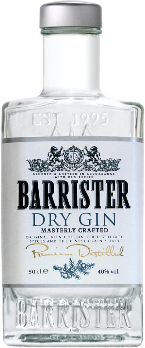 Джин Barrister Драй 40% 500 мл., стекло