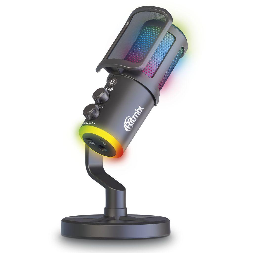 Микрофон Ritmix RDM-178S, черный