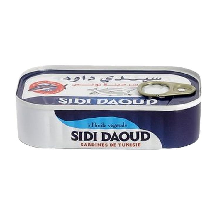 Сардины SIDI DAOUD в масле 120 гр., ж/б