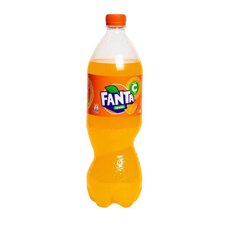 Напиток газированный Fanta апельсин Казахстан 1 л., ПЭТ