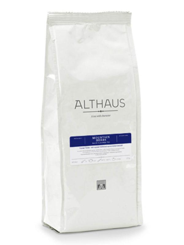 Чай Althaus Mountain Herbs листовой черный, 250 гр., пакет