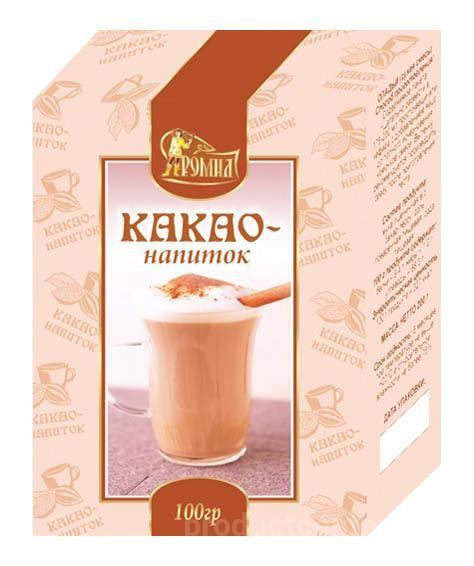 Какао-напиток, Ромил, 100 гр., картон