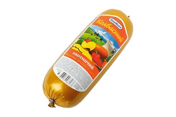 Продукт сырный плавленый колбасный Плавыч Охотничий 40% 400 гр., пленка
