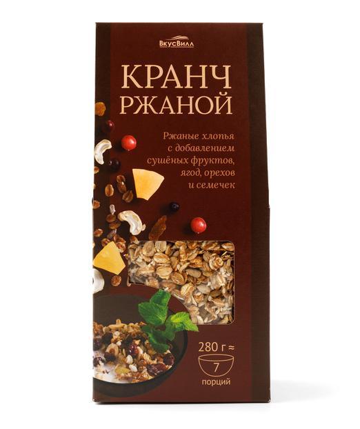 Гранола ВкусВилл Кранч ржаной 280 гр., картон