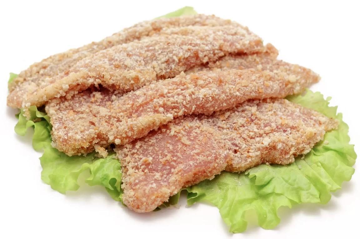 Лангет Золотая курочка куриный в панировке 2 кг., пакет