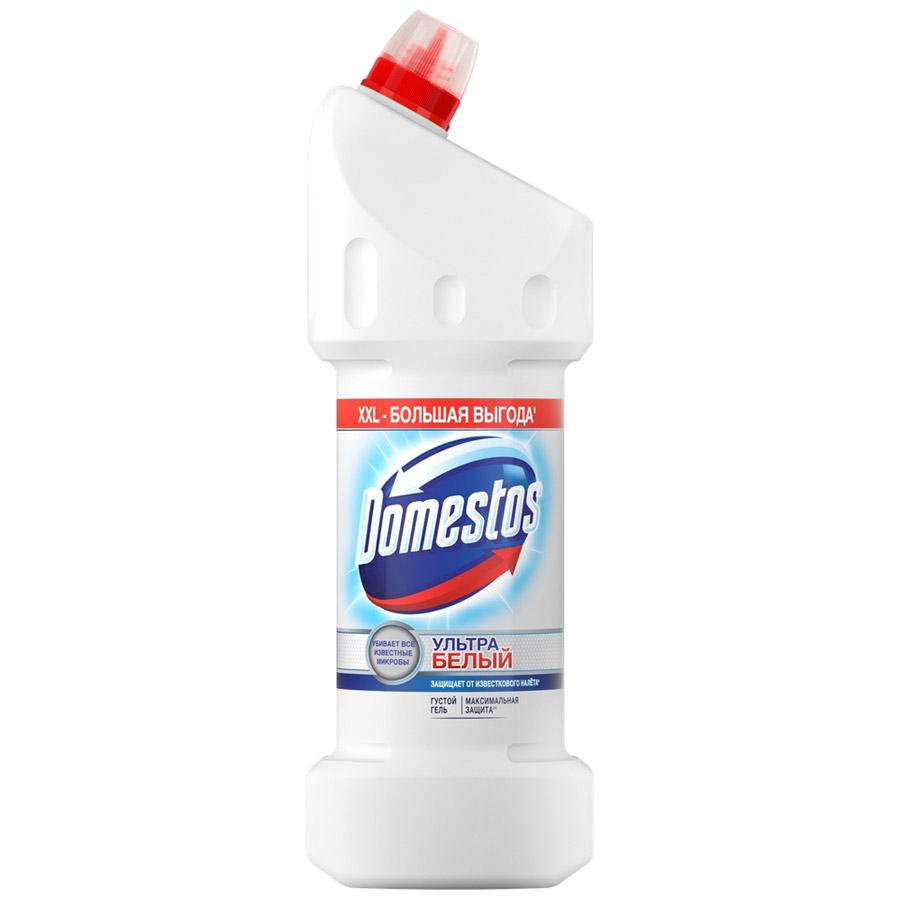 Средство чистящее Domestos для унитаза Ультра белый, 1,5 л., ПЭТ с дозатором